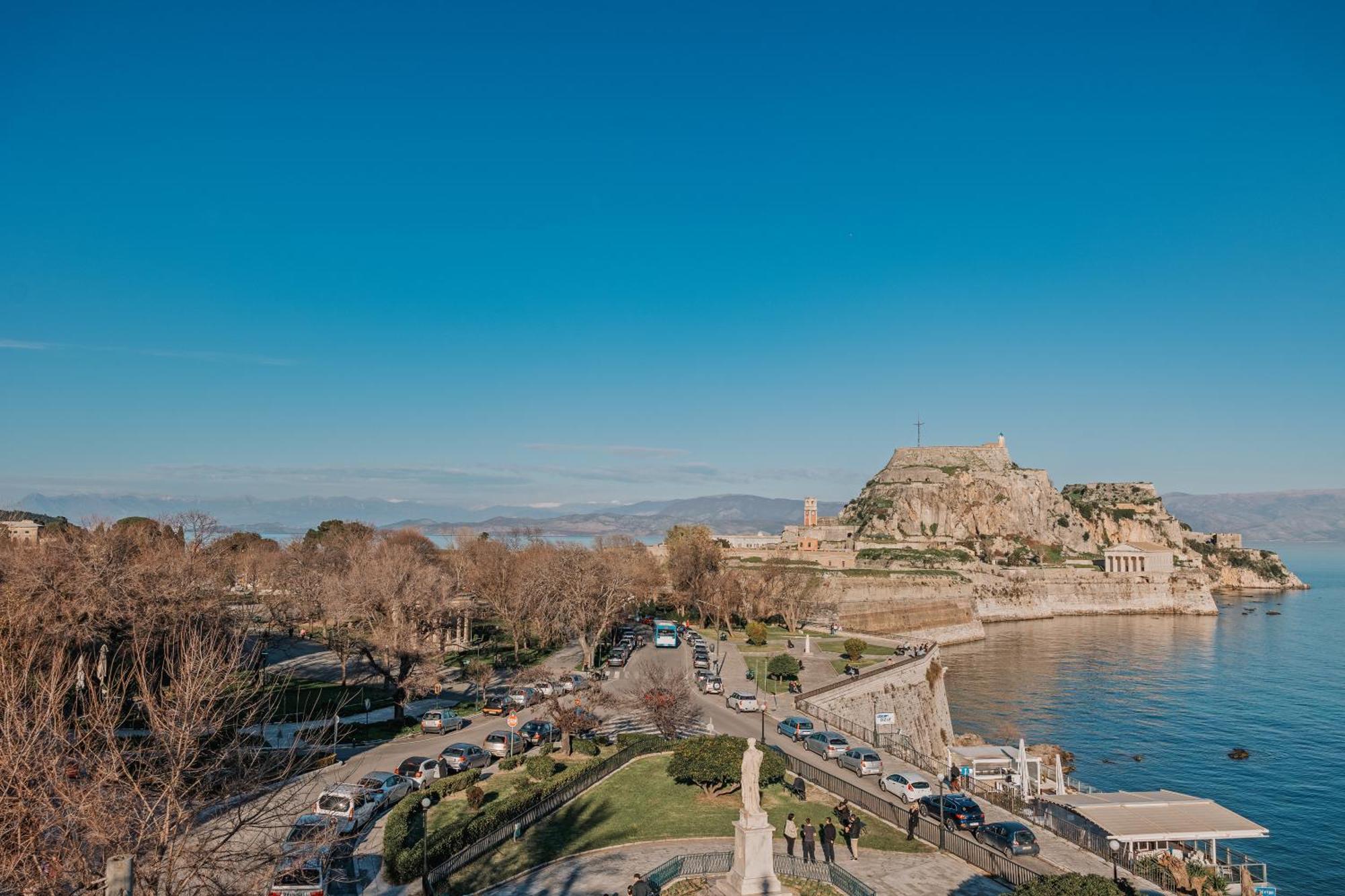 Old Fortress View Roof Top Apartment By Konnect Corfu  Bagian luar foto