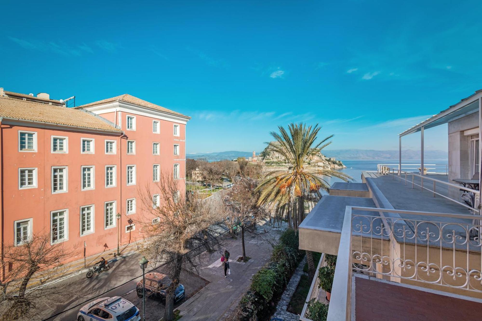 Old Fortress View Roof Top Apartment By Konnect Corfu  Bagian luar foto